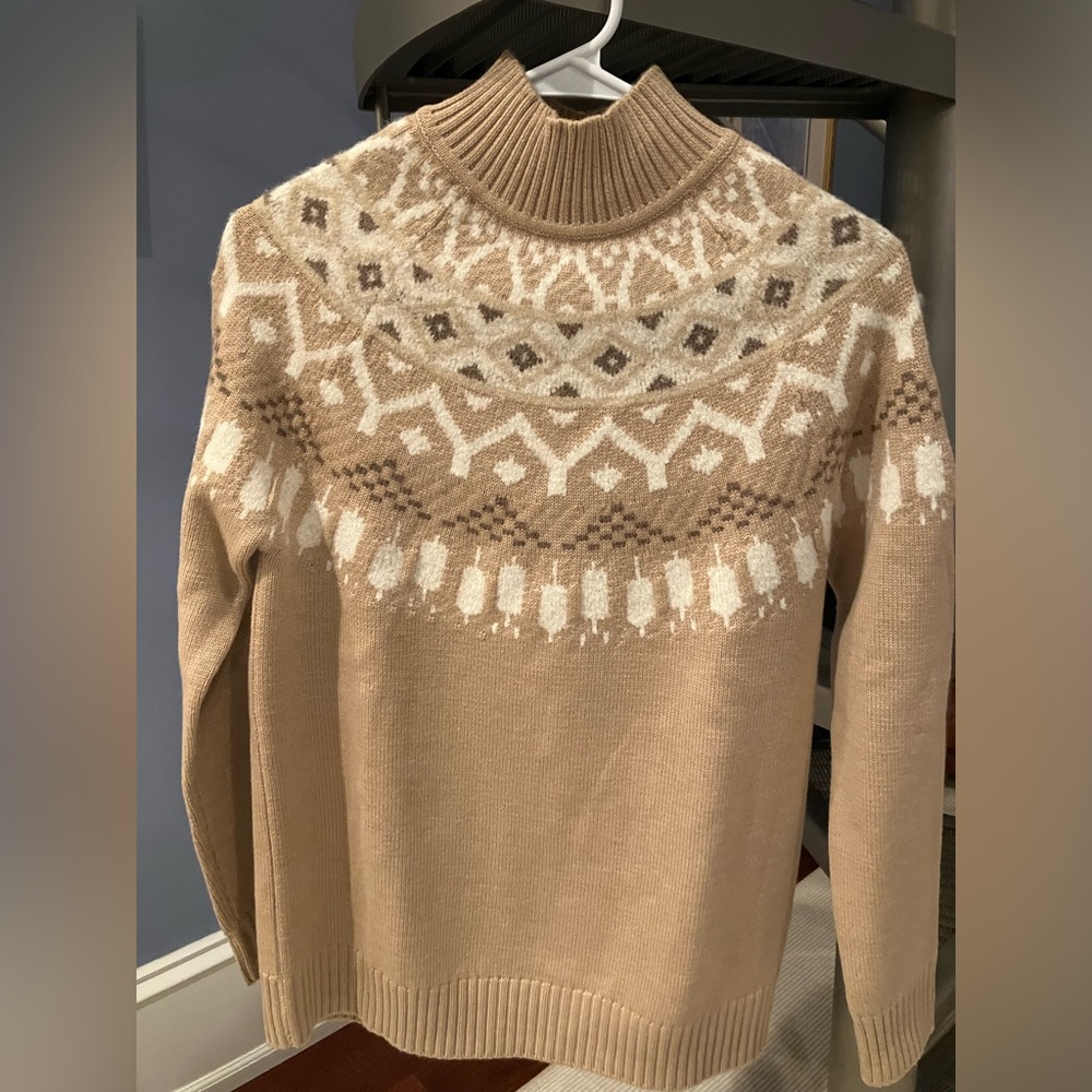 J. Mclaughlin Wool-Blend Fair Isle Sweater